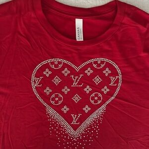 NWOT Designer Inspired Bling T-shirt